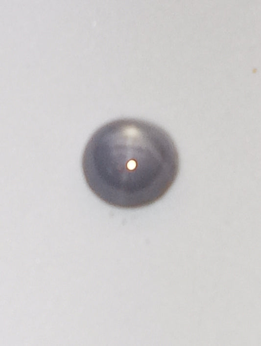 sapphire gemstone blue gray star, 6mm round