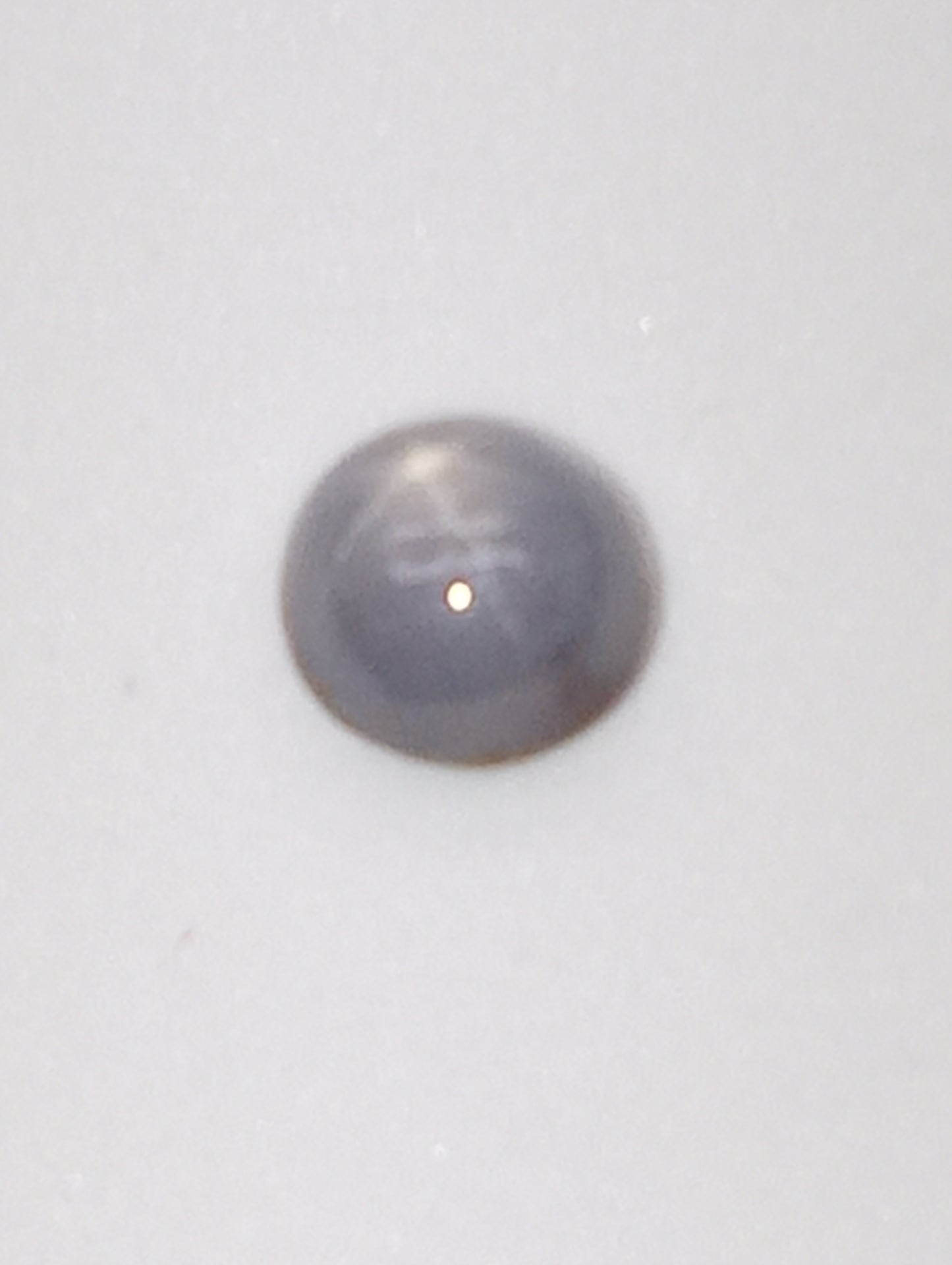 sapphire gemstone blue gray star 7mm cab round