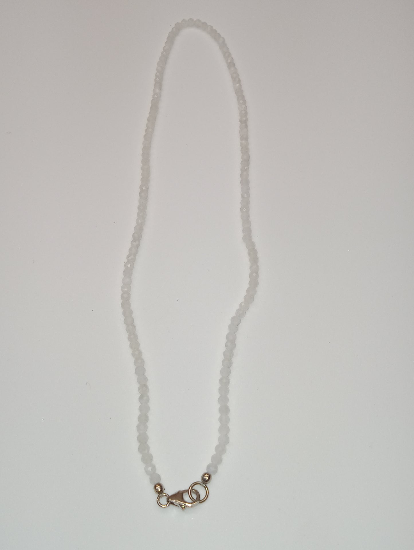 Rainbow moonstone, Kulsa, beaded necklace