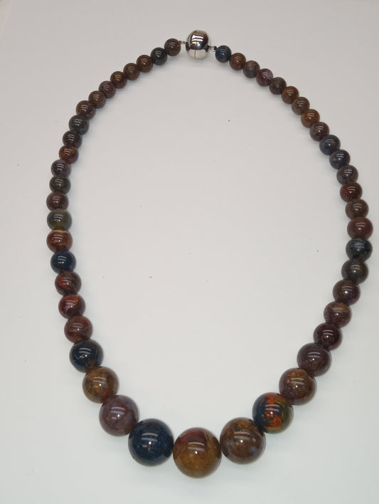 bracelet brown agate beaded stretch bracelet