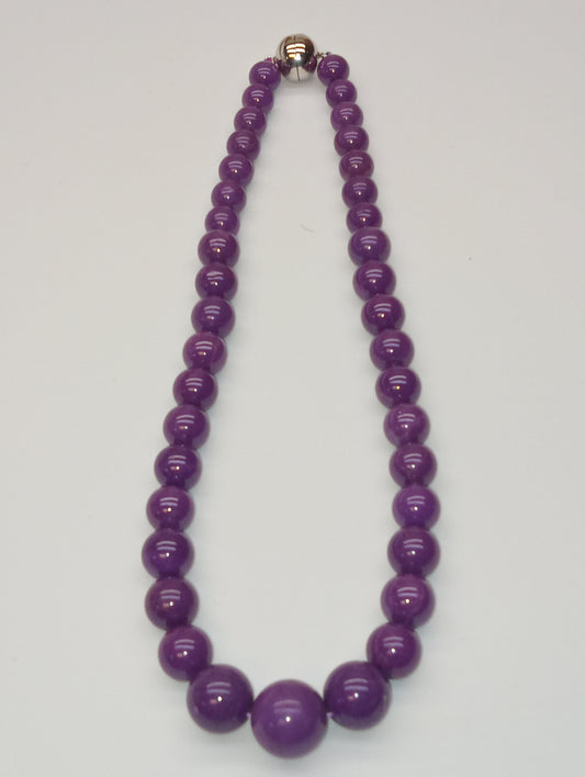 phosphosiderite 10-16mm beaded necklace