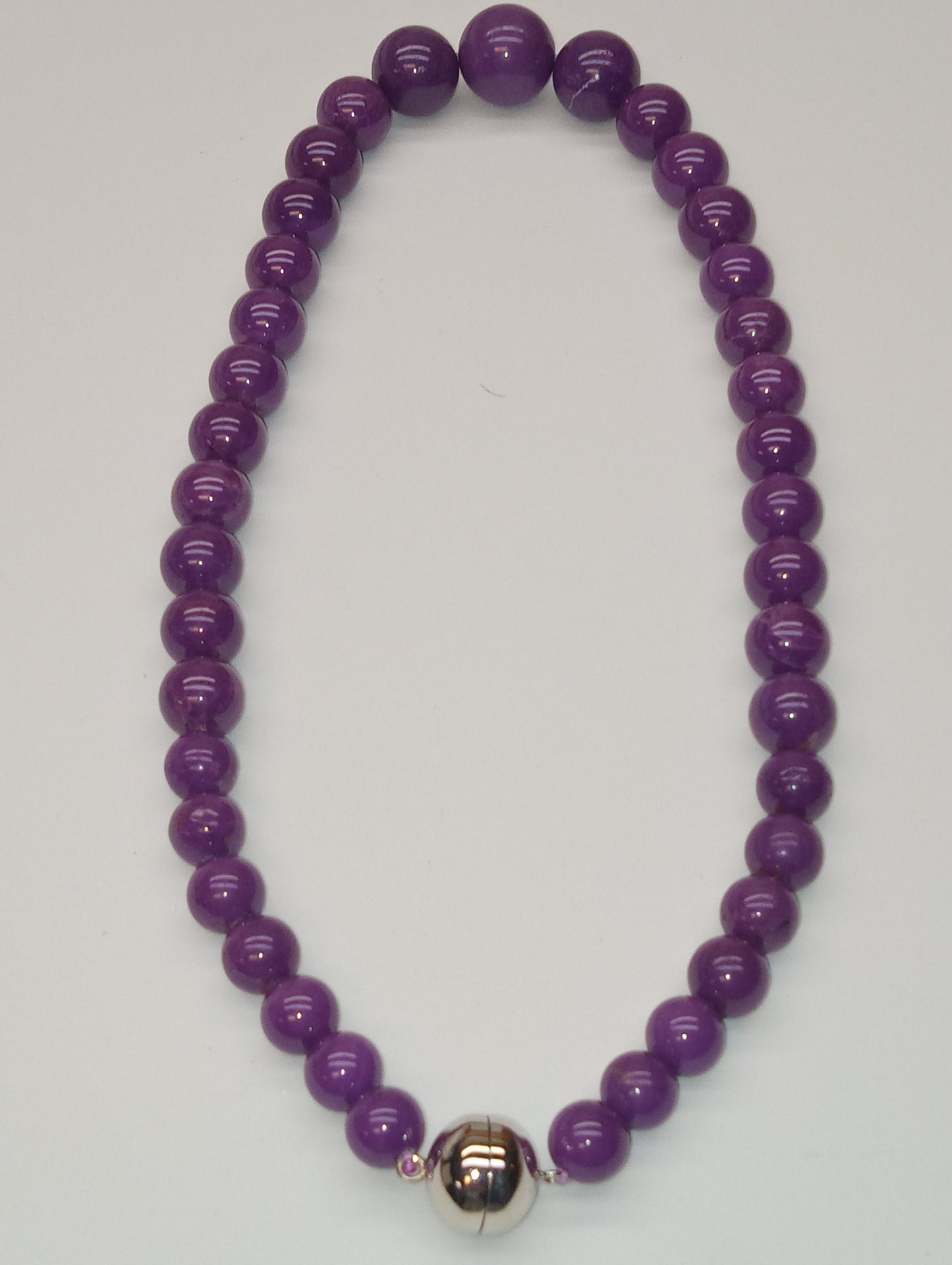 phosphosiderite 10-16mm beaded necklace