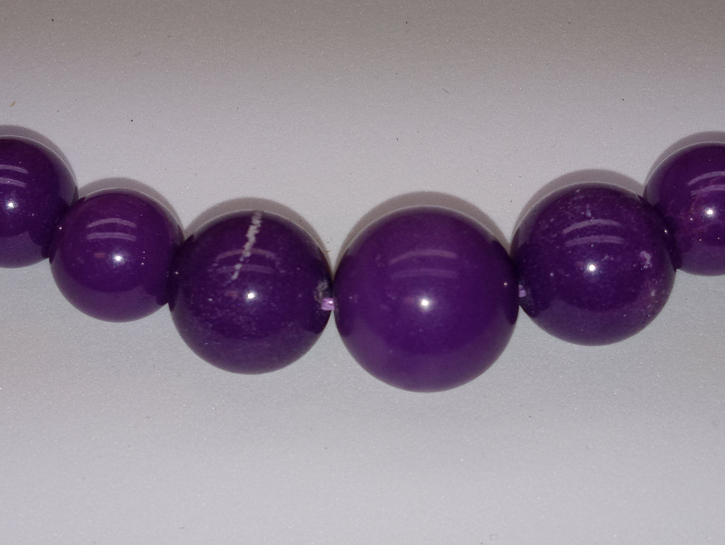 phosphosiderite 10-16mm beaded necklace
