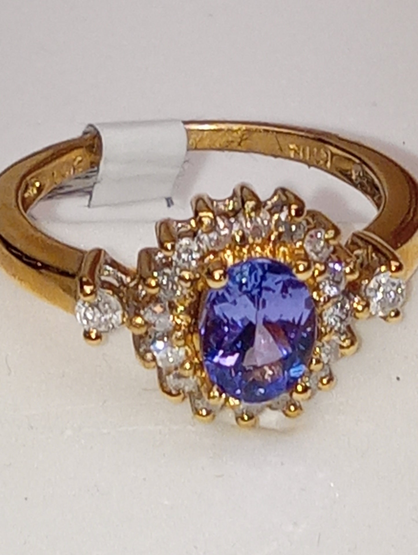 tanzanite ring, 14kt