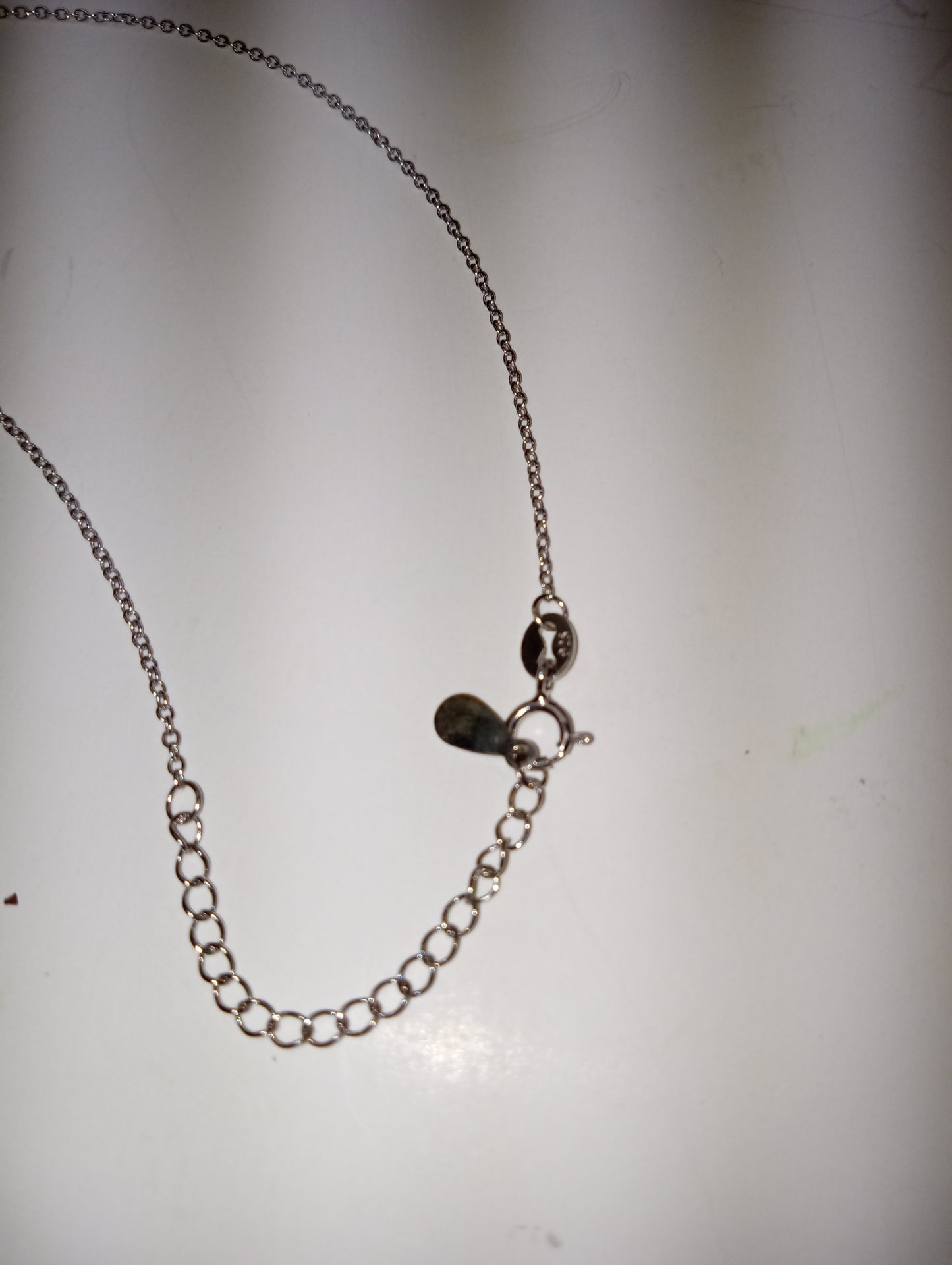 pendant necklace emerald sterling