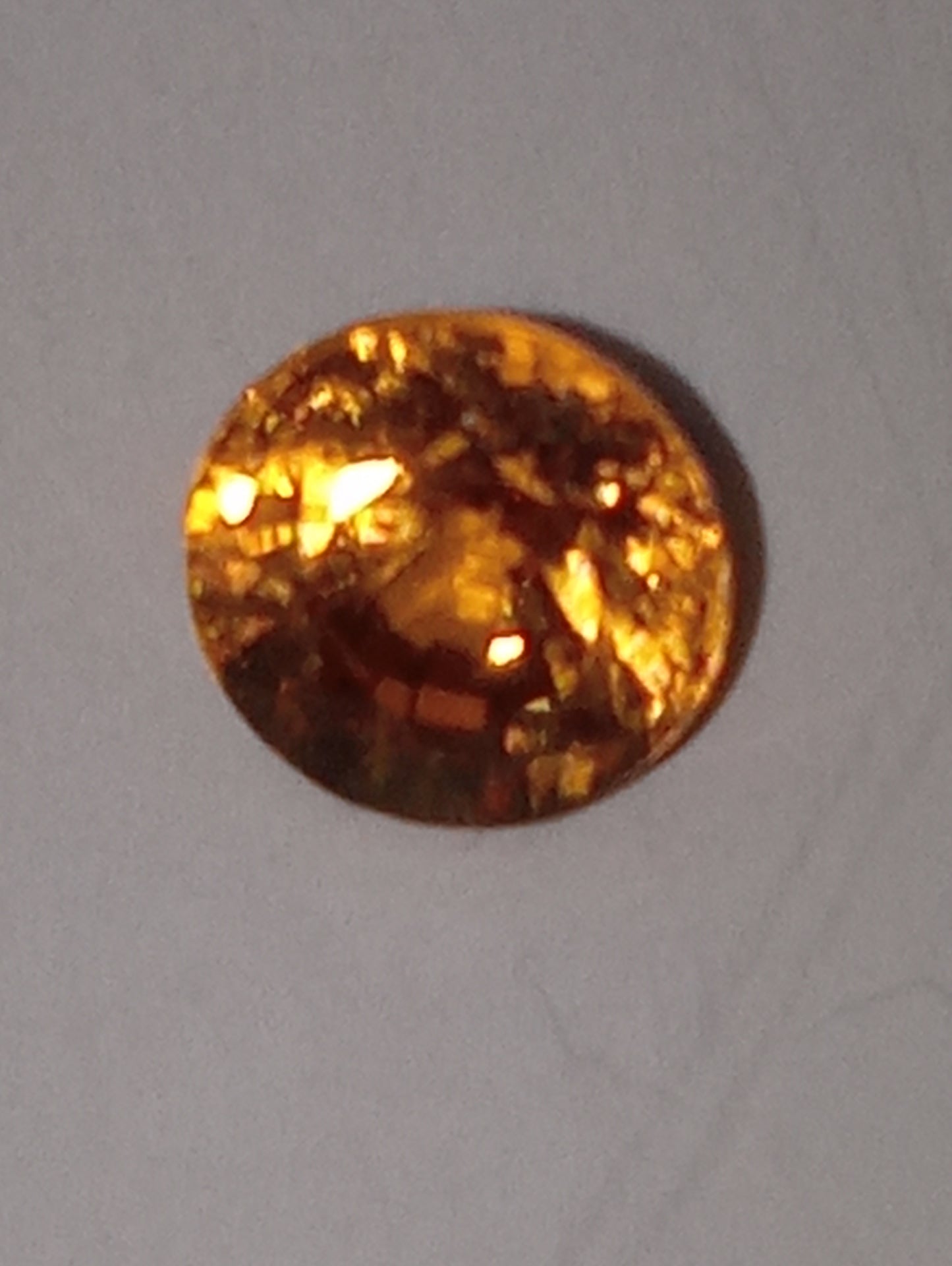 garnet gemstone mandarin spessartite, 5mm round cut
