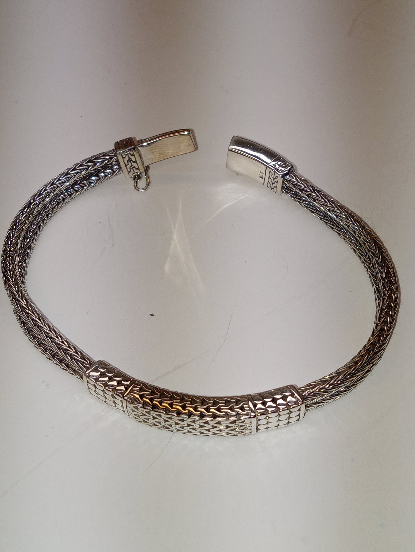 bracelet Bali Legacy, 7.25inches, 40 grams of sterling silver