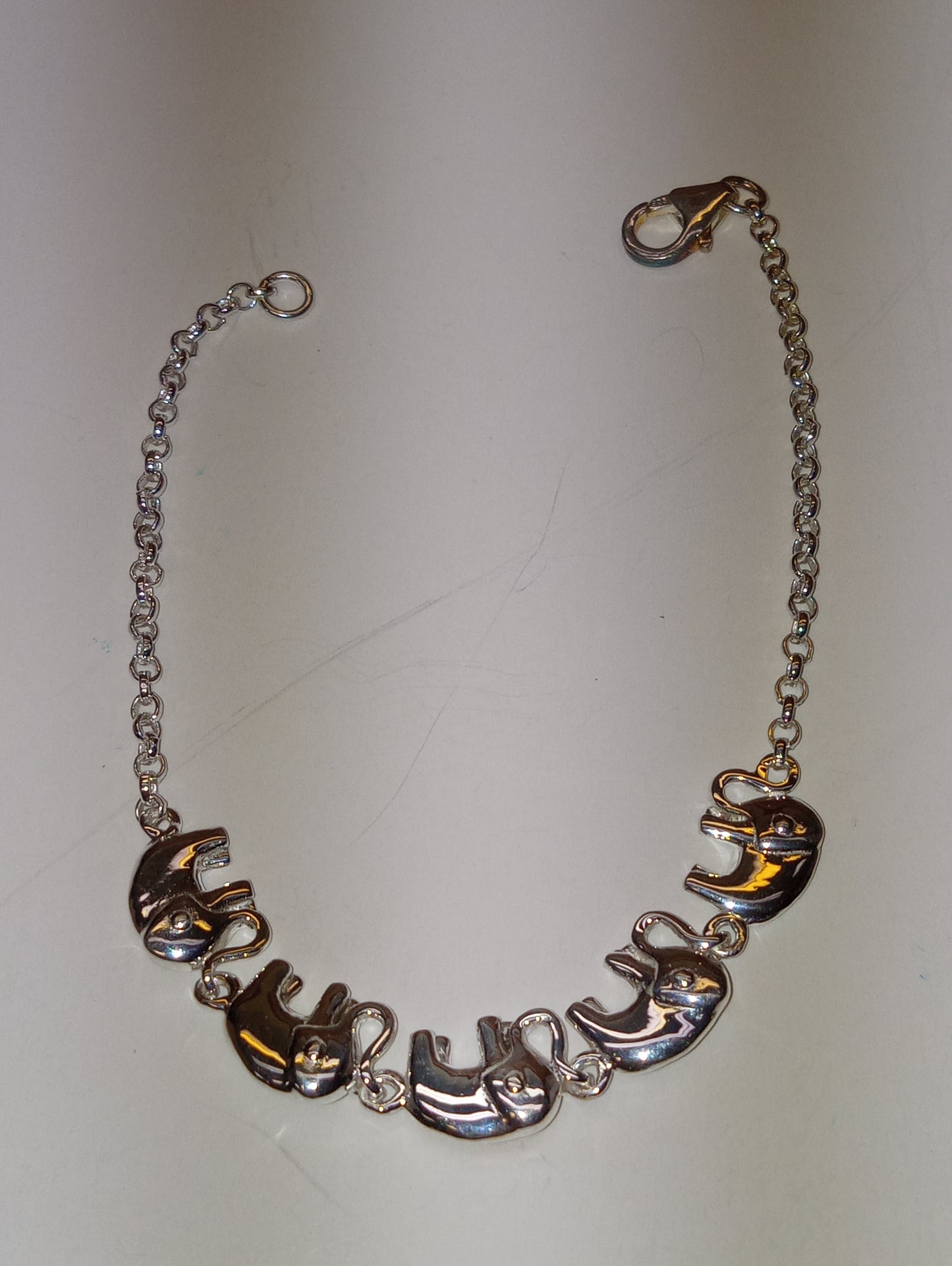 bracelet sterling silver elephant
