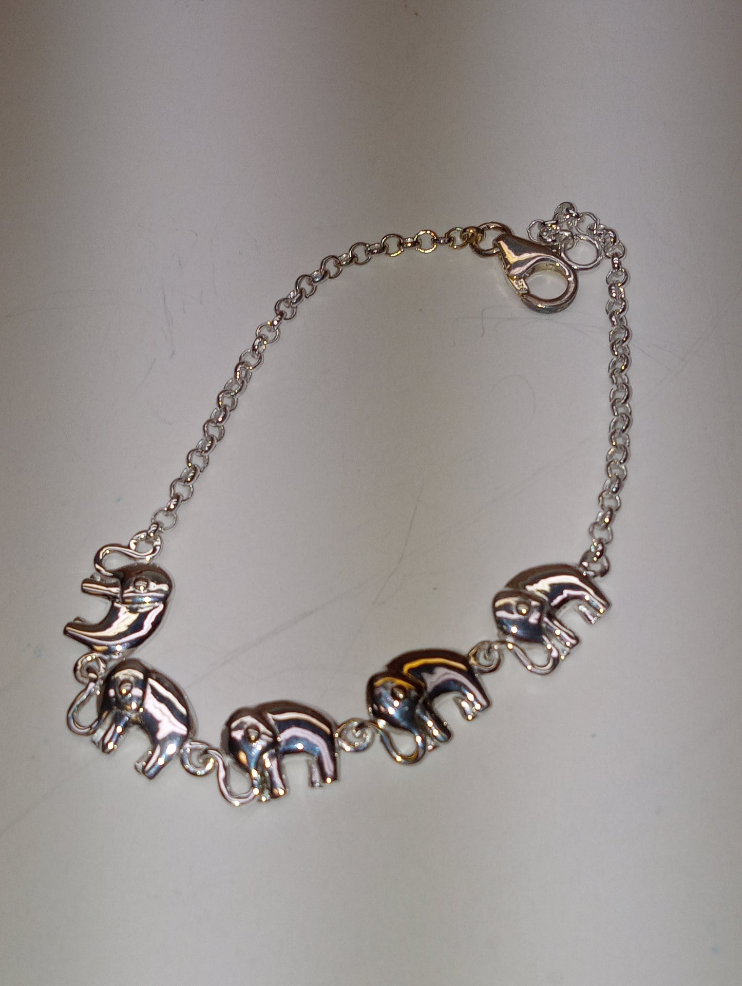 bracelet sterling silver elephant
