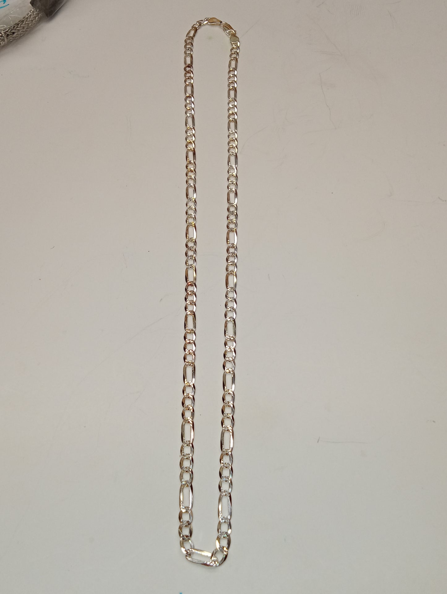 necklace sterling silver figaro