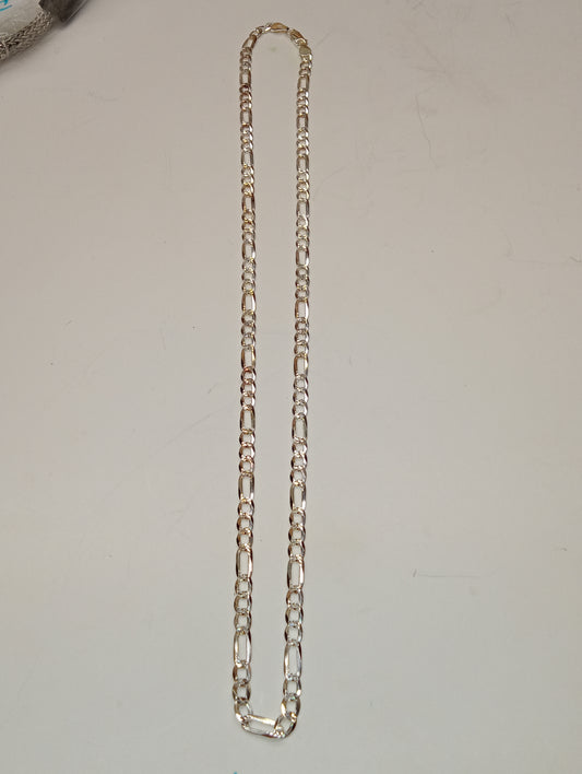 necklace sterling silver figaro
