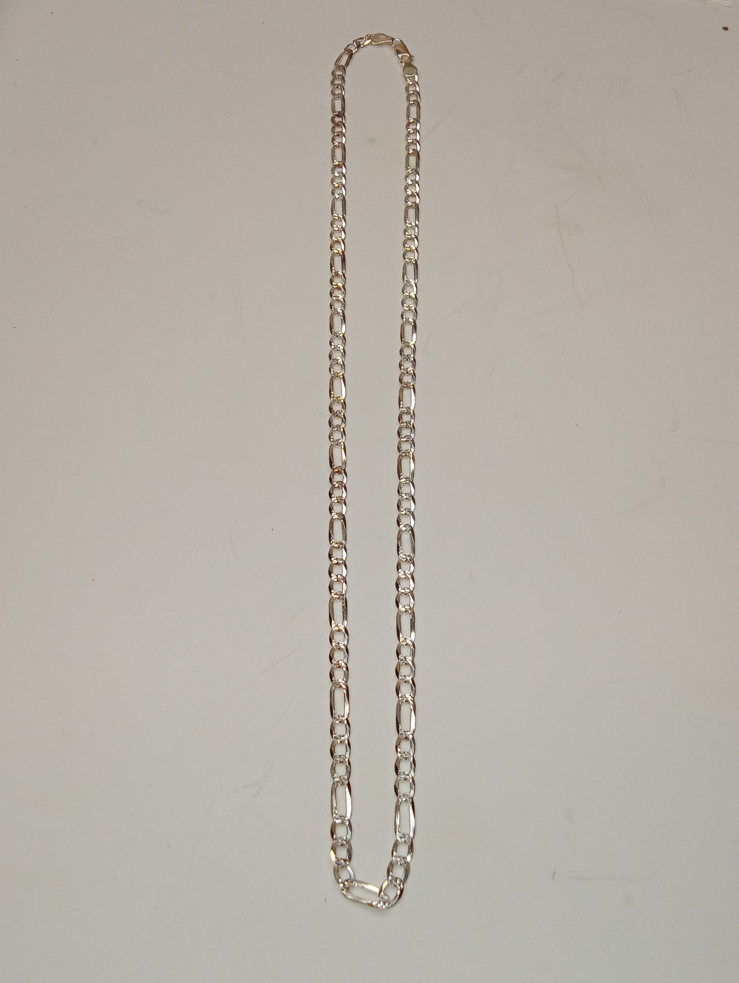 necklace sterling silver figaro