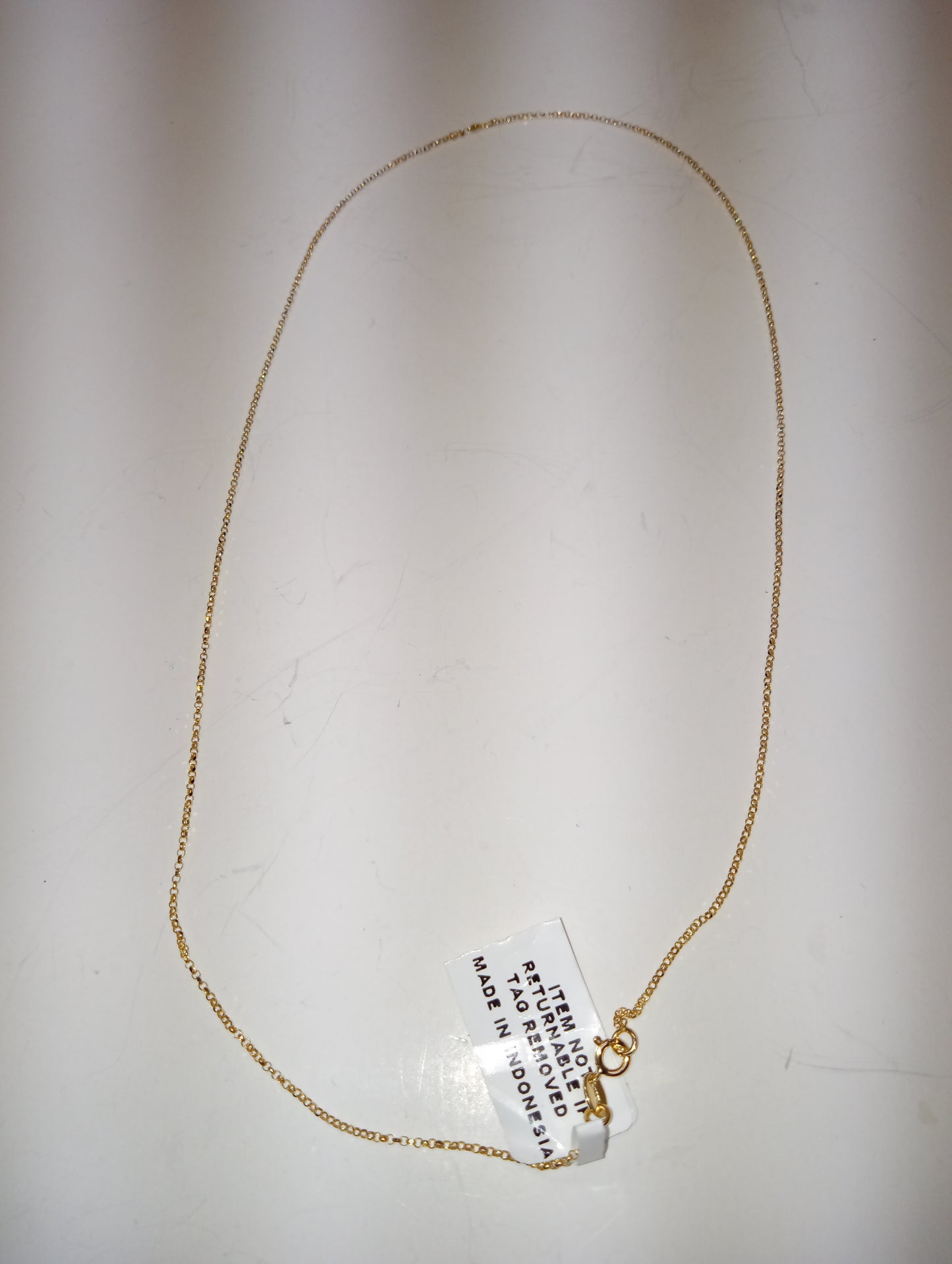 necklace 10kt yellow gold