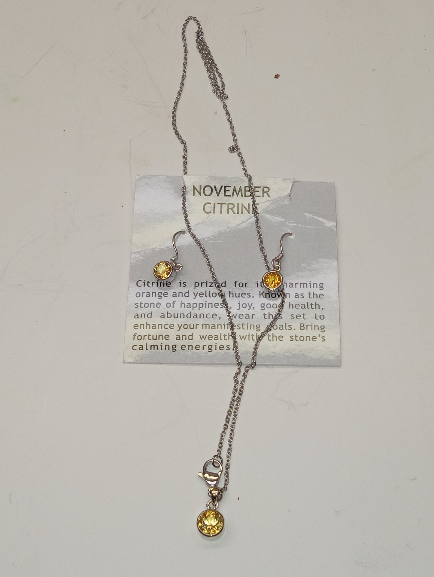birthstone november gift set