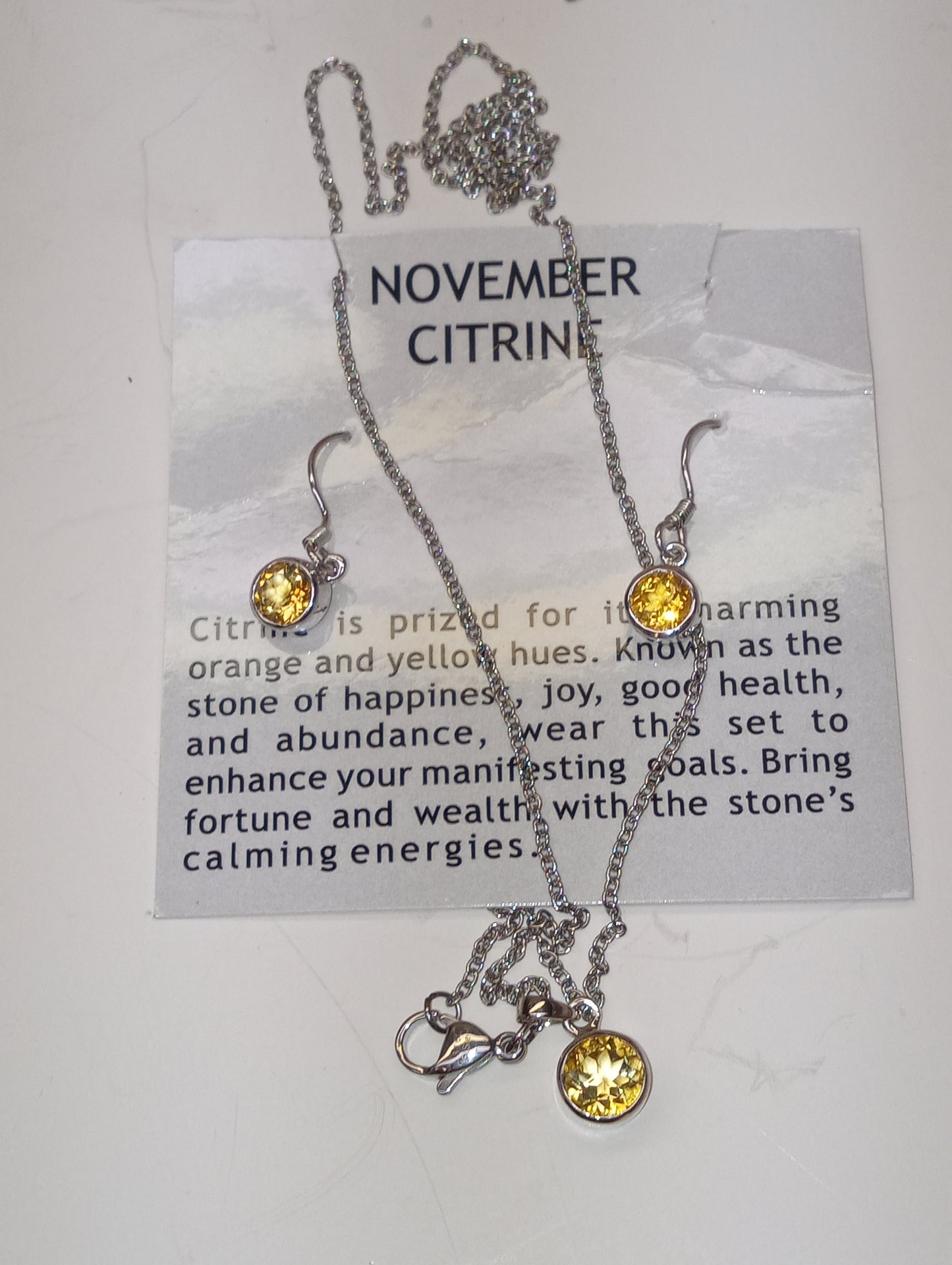 birthstone november gift set