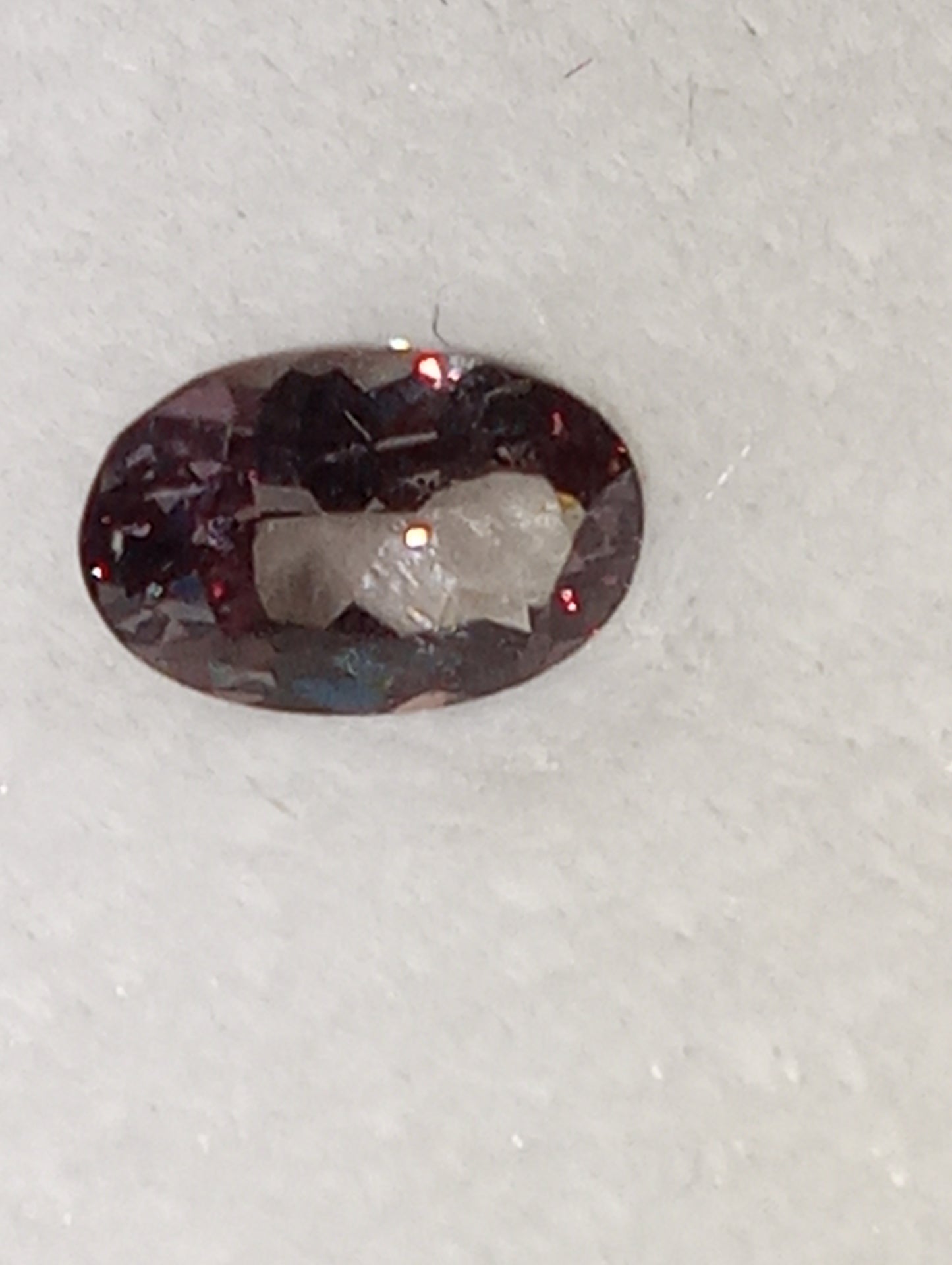 garnet gemstone Taveta color shift gemstone ovals