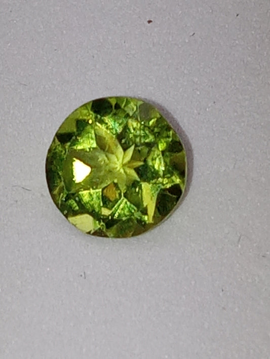 peridot gemstone 7mm round