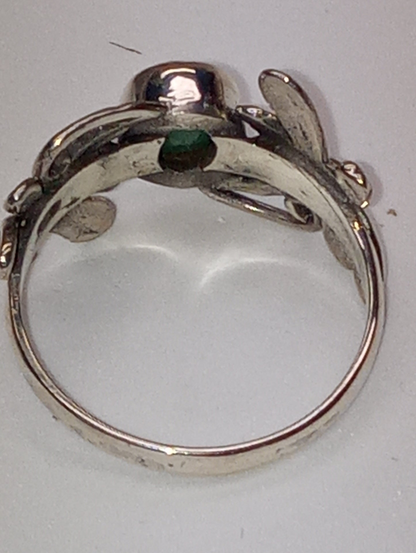 ring Bali Legacy emeral.d dragonfly sterling silver