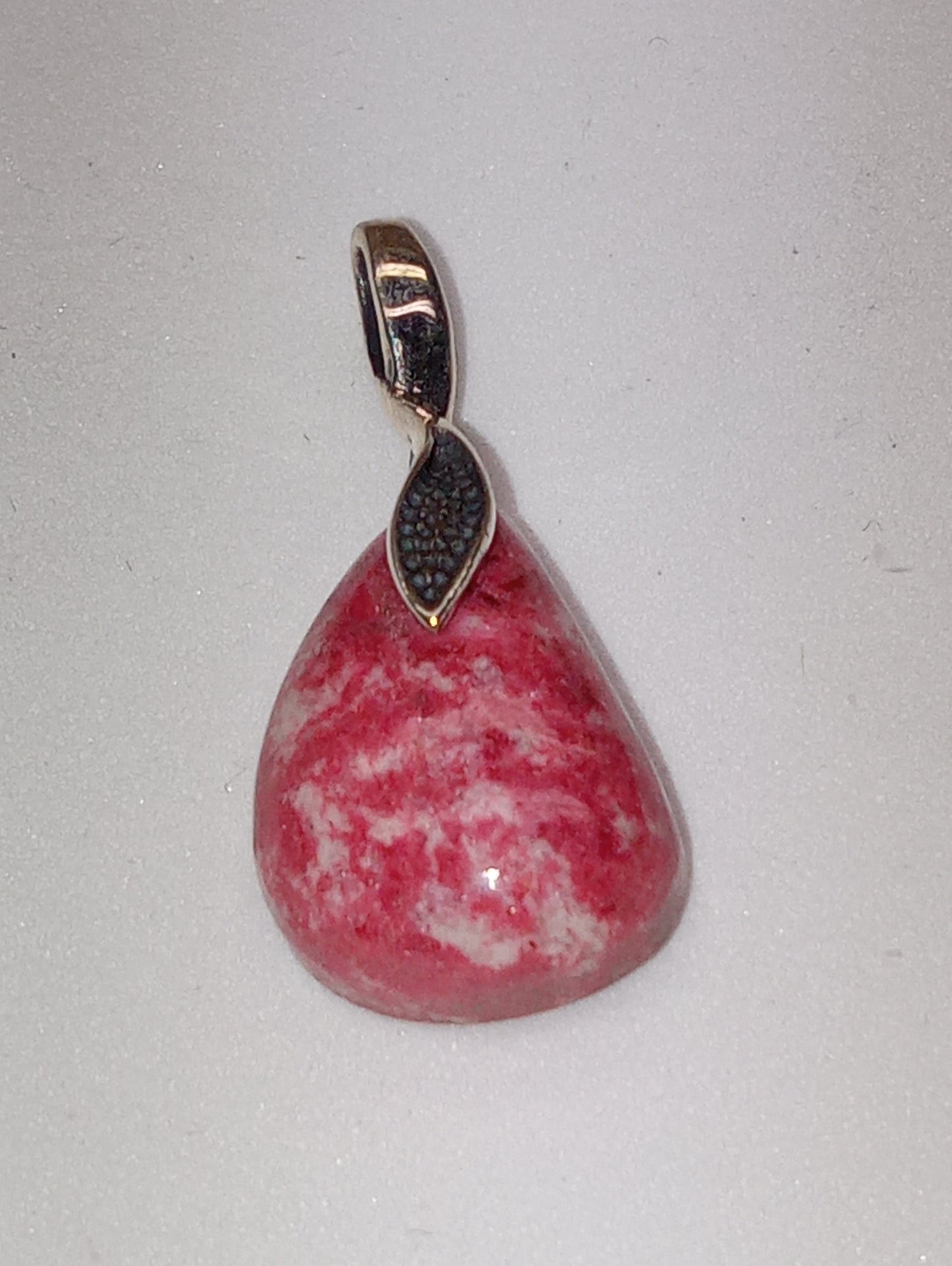 pendant thulite sterling silver