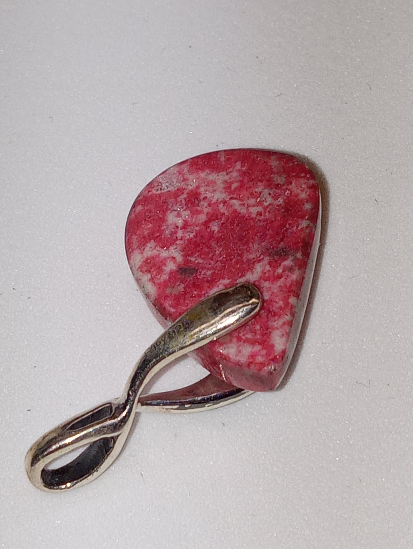 pendant thulite sterling silver