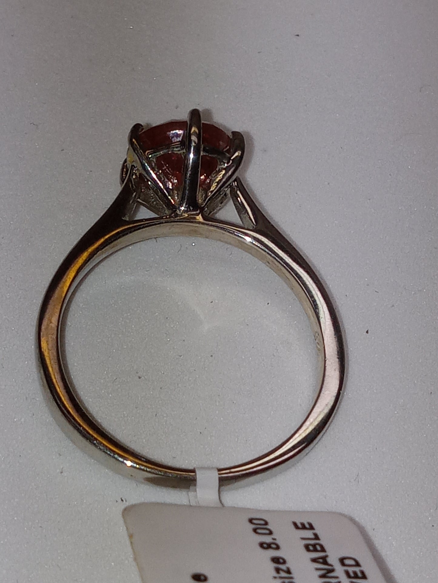 ring sphalerite platinum over sterling silver