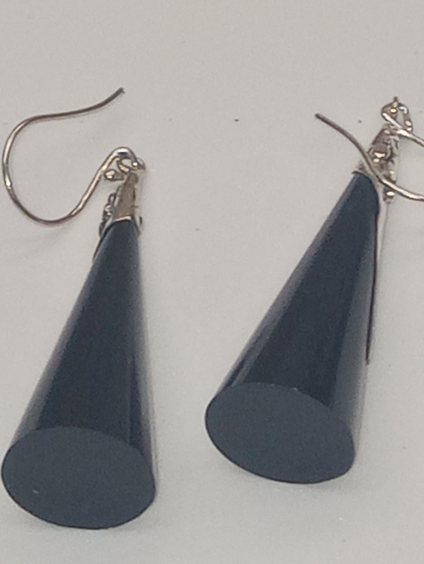 earrings Bali Legacy black onyx drop in sterling silver