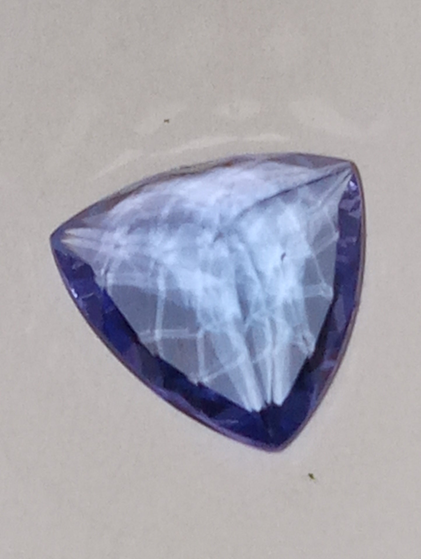 tanzanite  gemstone trillion 7x7mm