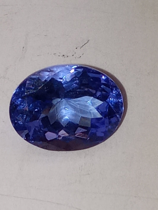 tanzanite gemstone 8x6mm oval