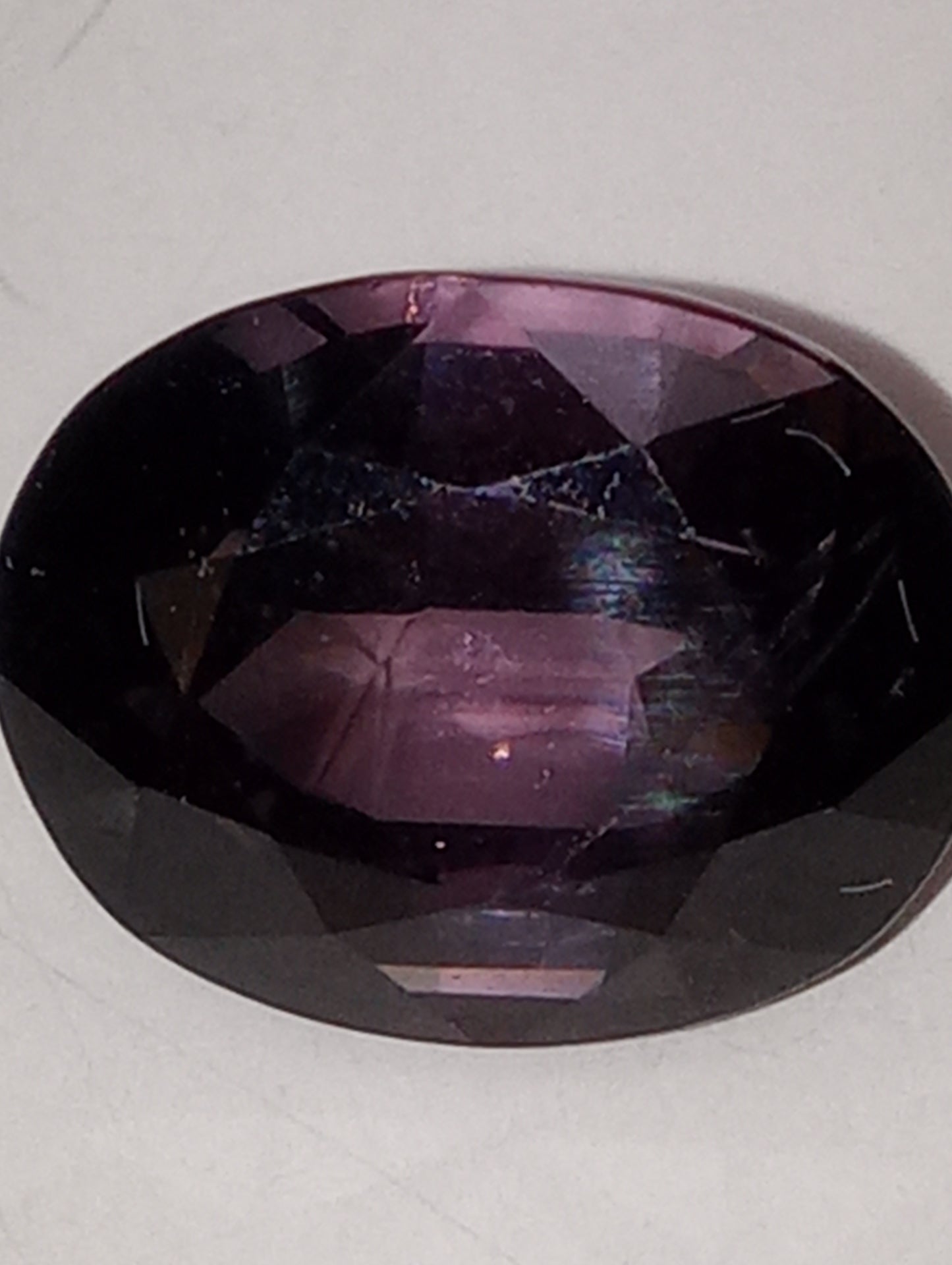 spinel gemstone violet oval  4.54ct