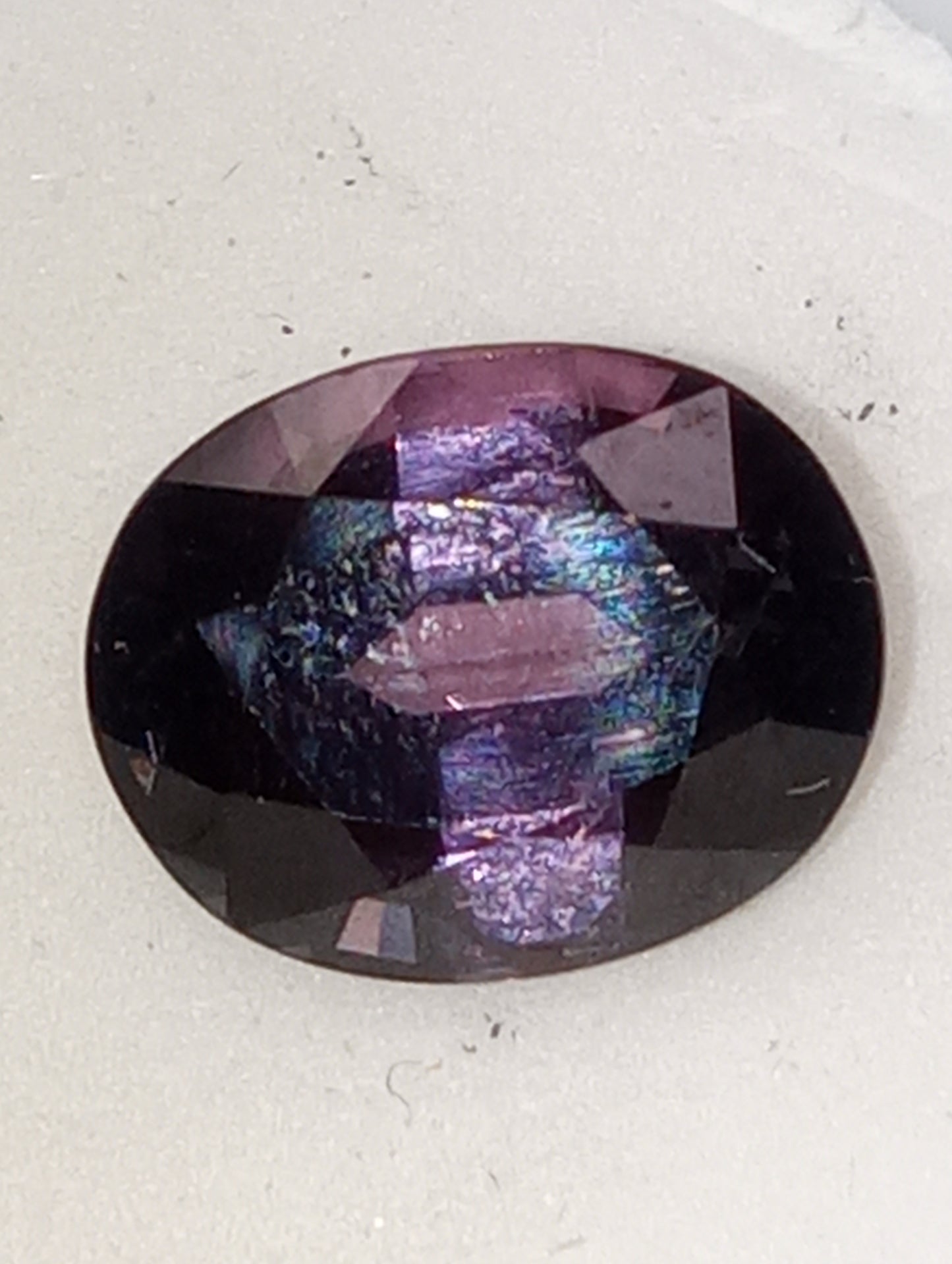 spinel gemstone violet oval  4.54ct