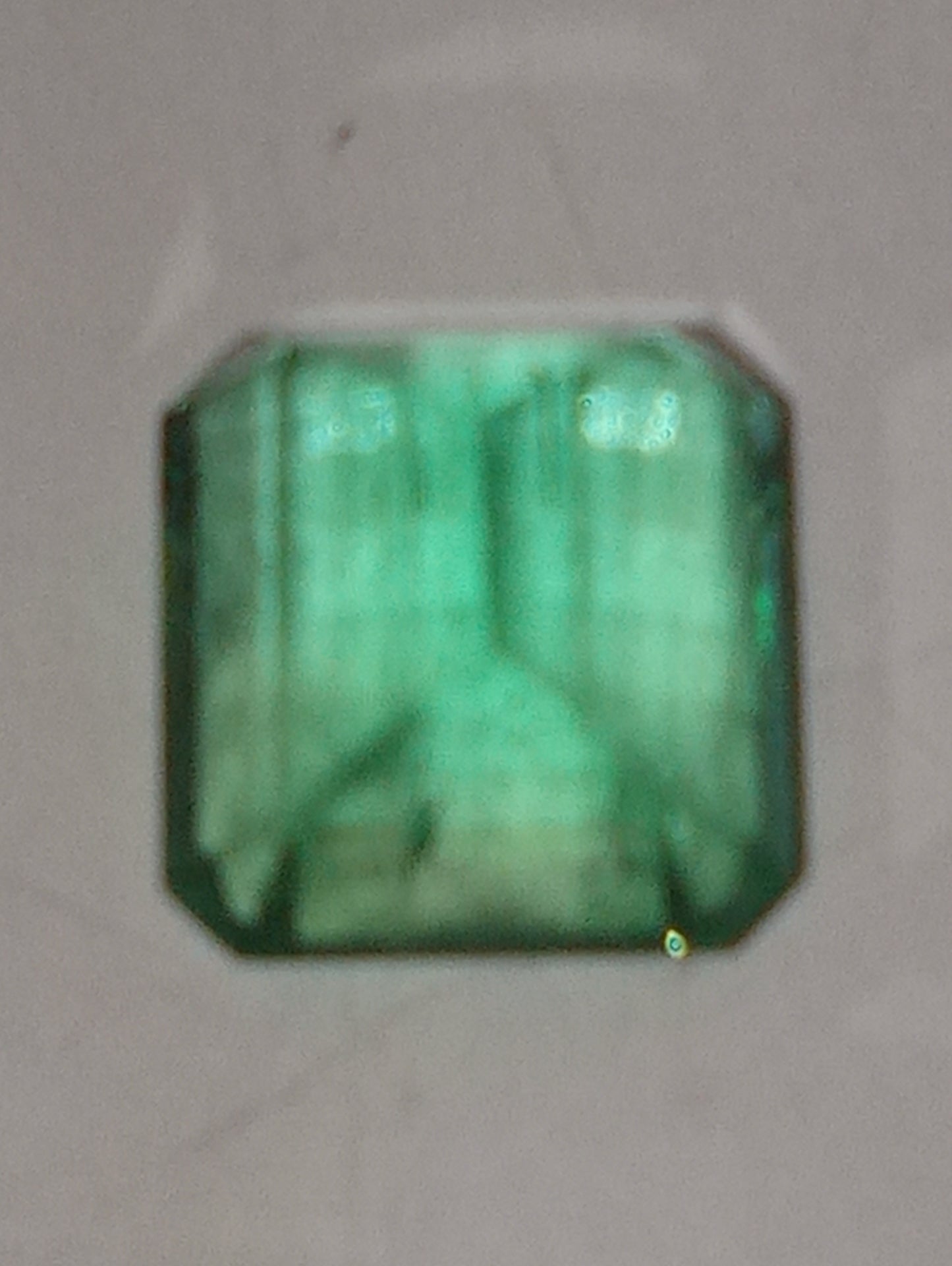 emerald Colombian gemstone emerald cut 7mmx7mm 2.20ct