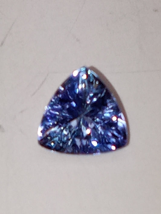 tanzanite gemstone trillion cut 6.5mm