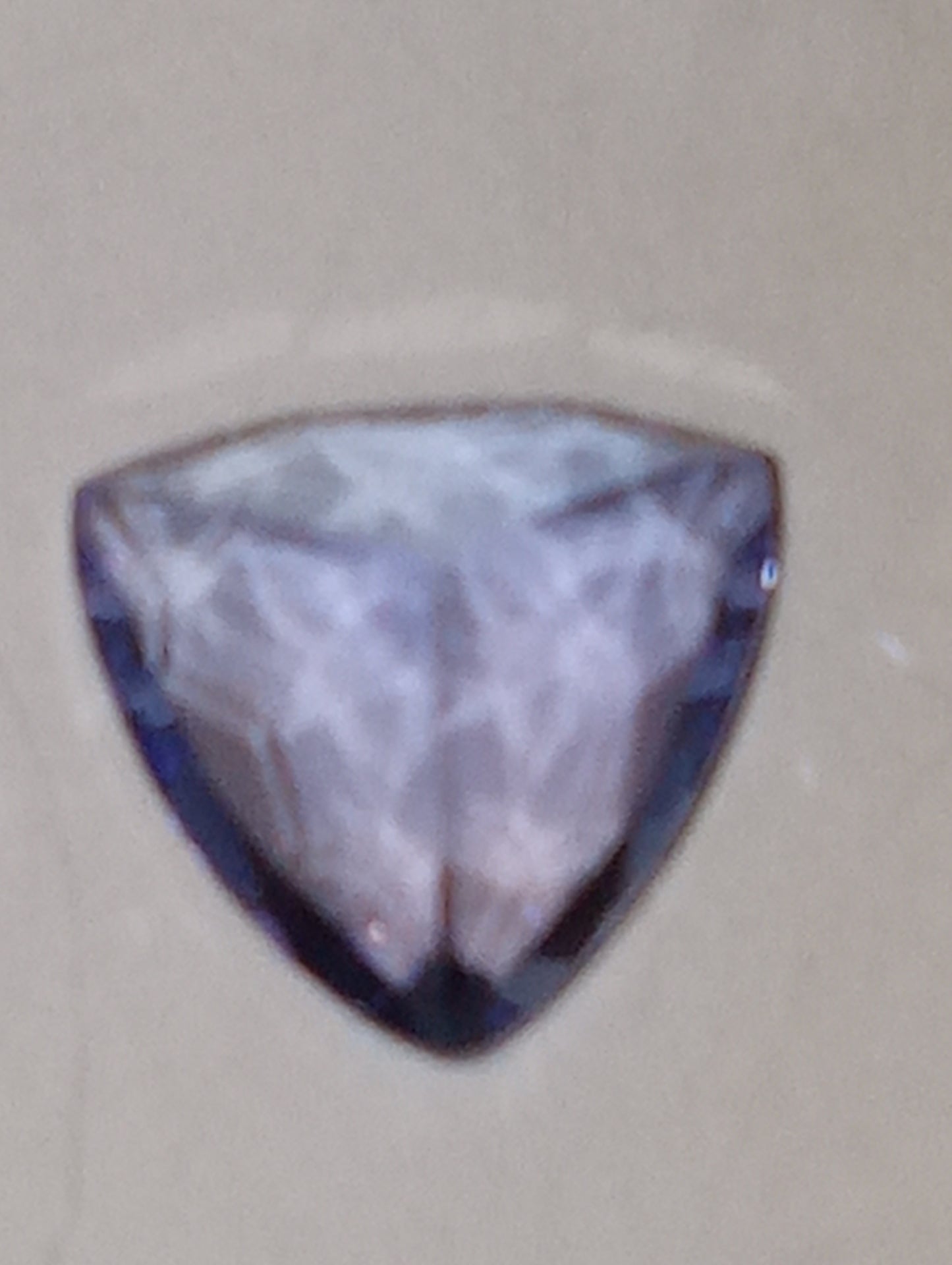 tanzanite gemstone trillion cut 6.5mm