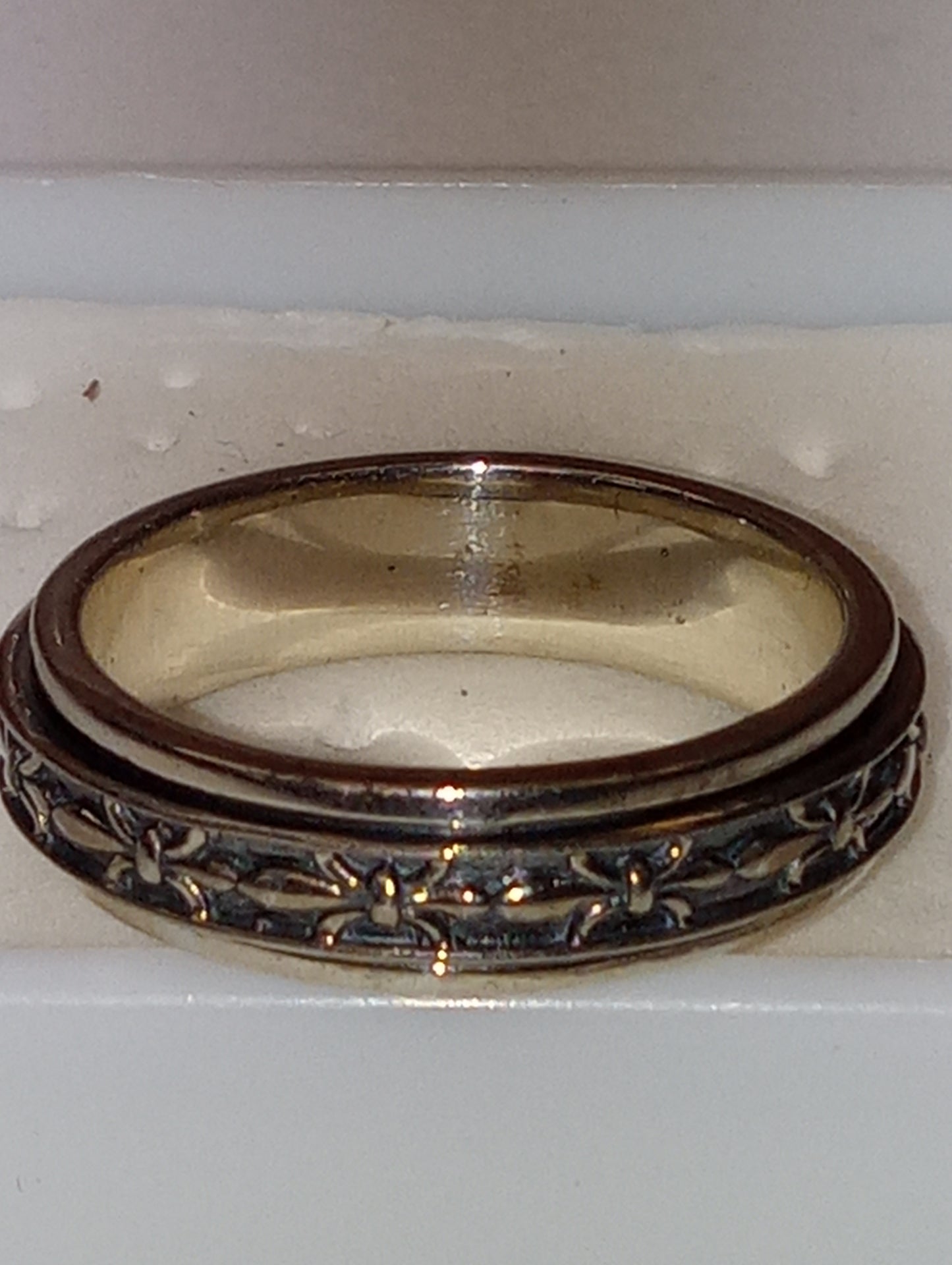 ring spinner sterling silver