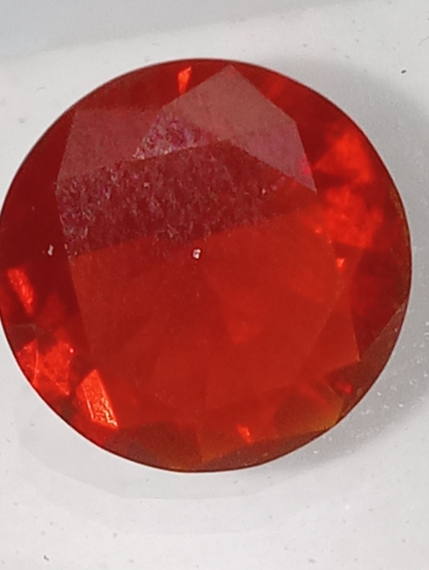 opal cherry gemstone 11mm round cut