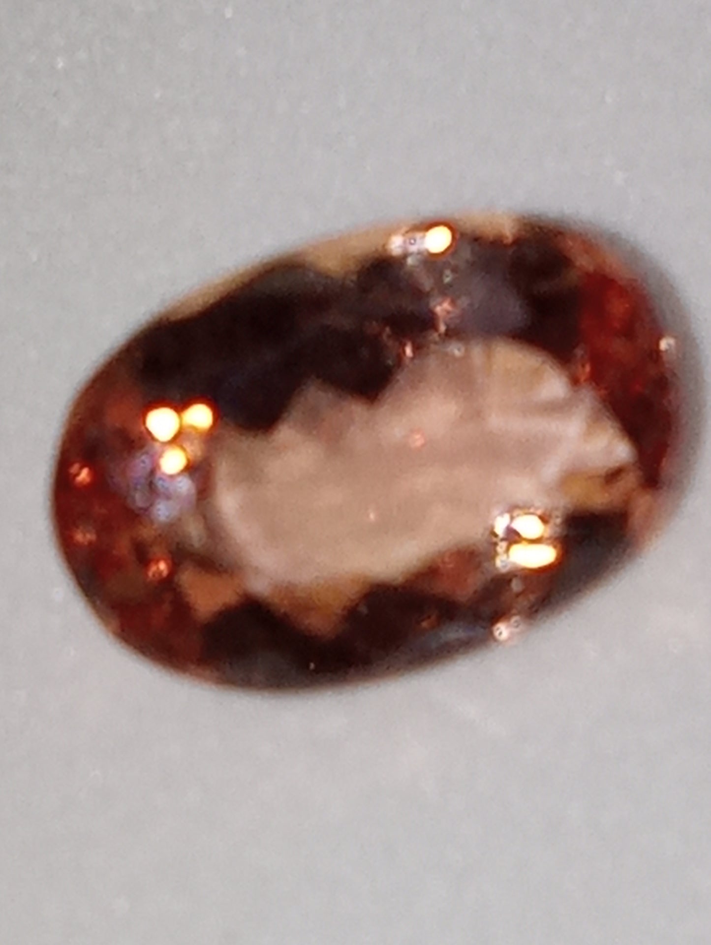 topaz gemstone imperial,  oval shape