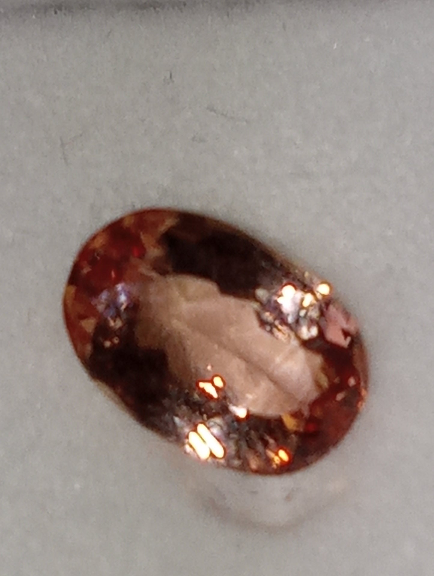 topaz gemstone imperial,  oval shape