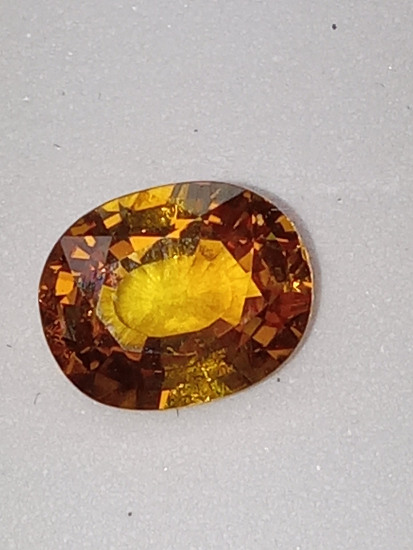 sapphire yellow gemstone oval