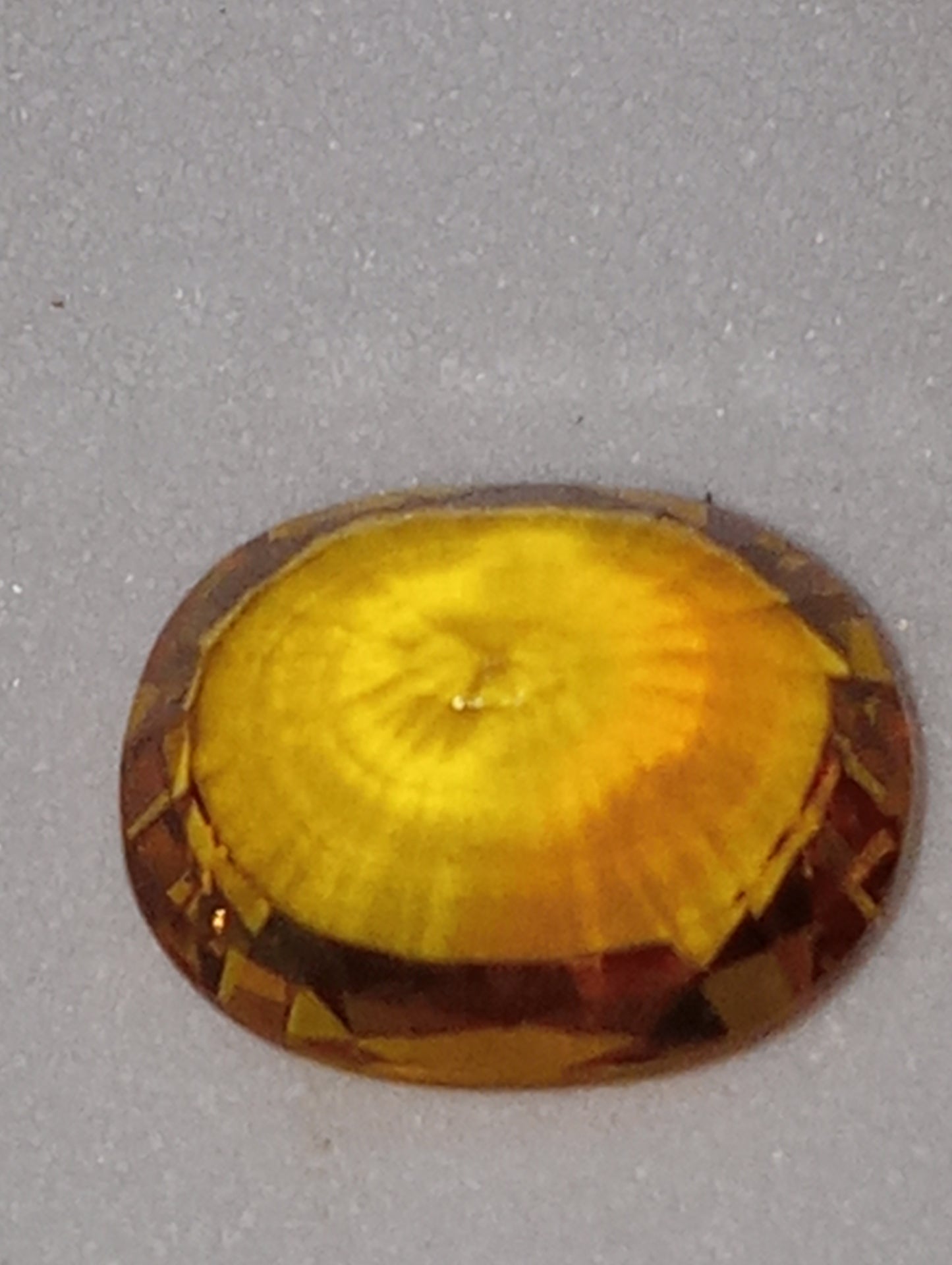 sapphire yellow gemstone oval