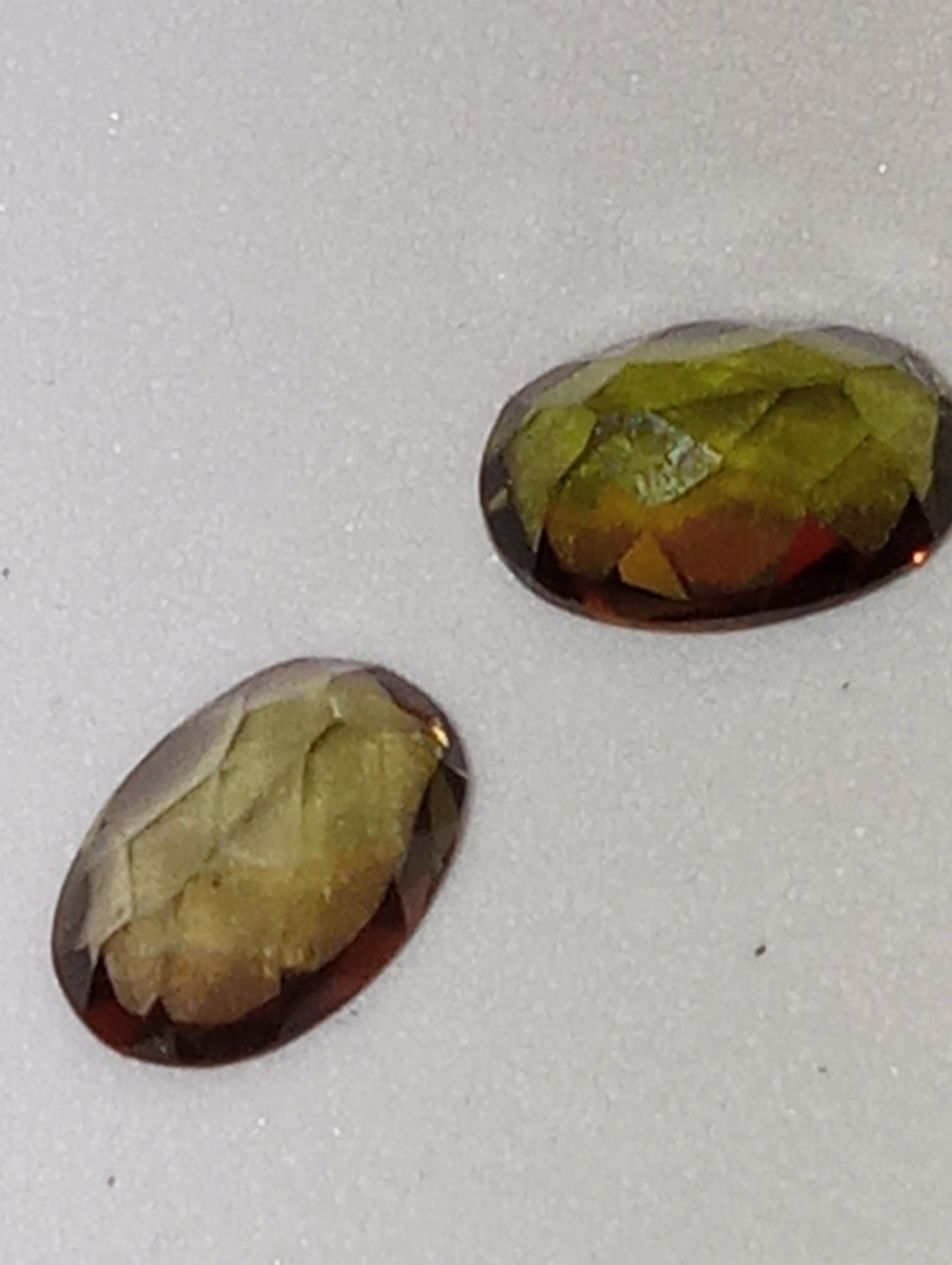 andalusite gemstones 7x5mm ovals
