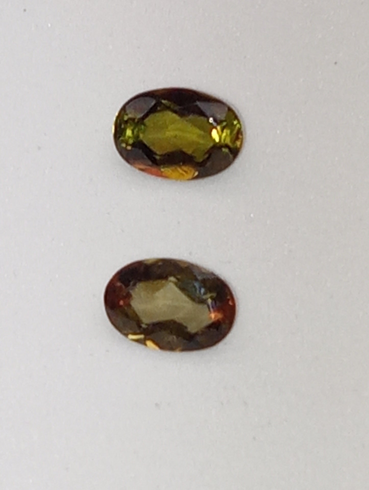 andalusite gemstones 7x5mm ovals