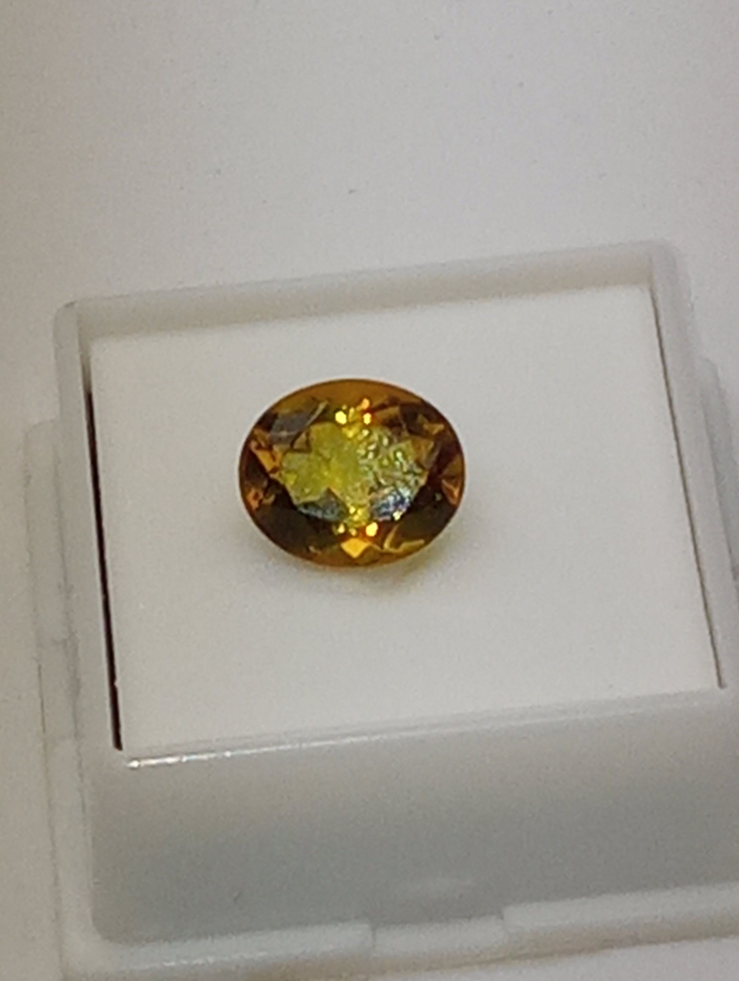 amber gemstone yellow Baltic oval faceted 12x10mm