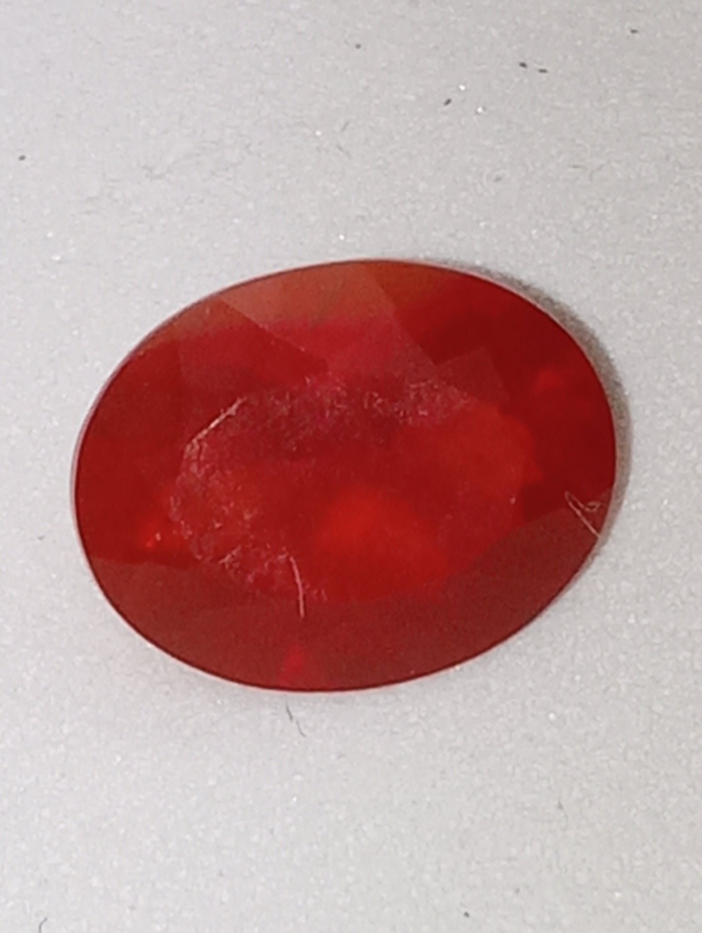 opal gemstone Mexican fire 10x8mm oval