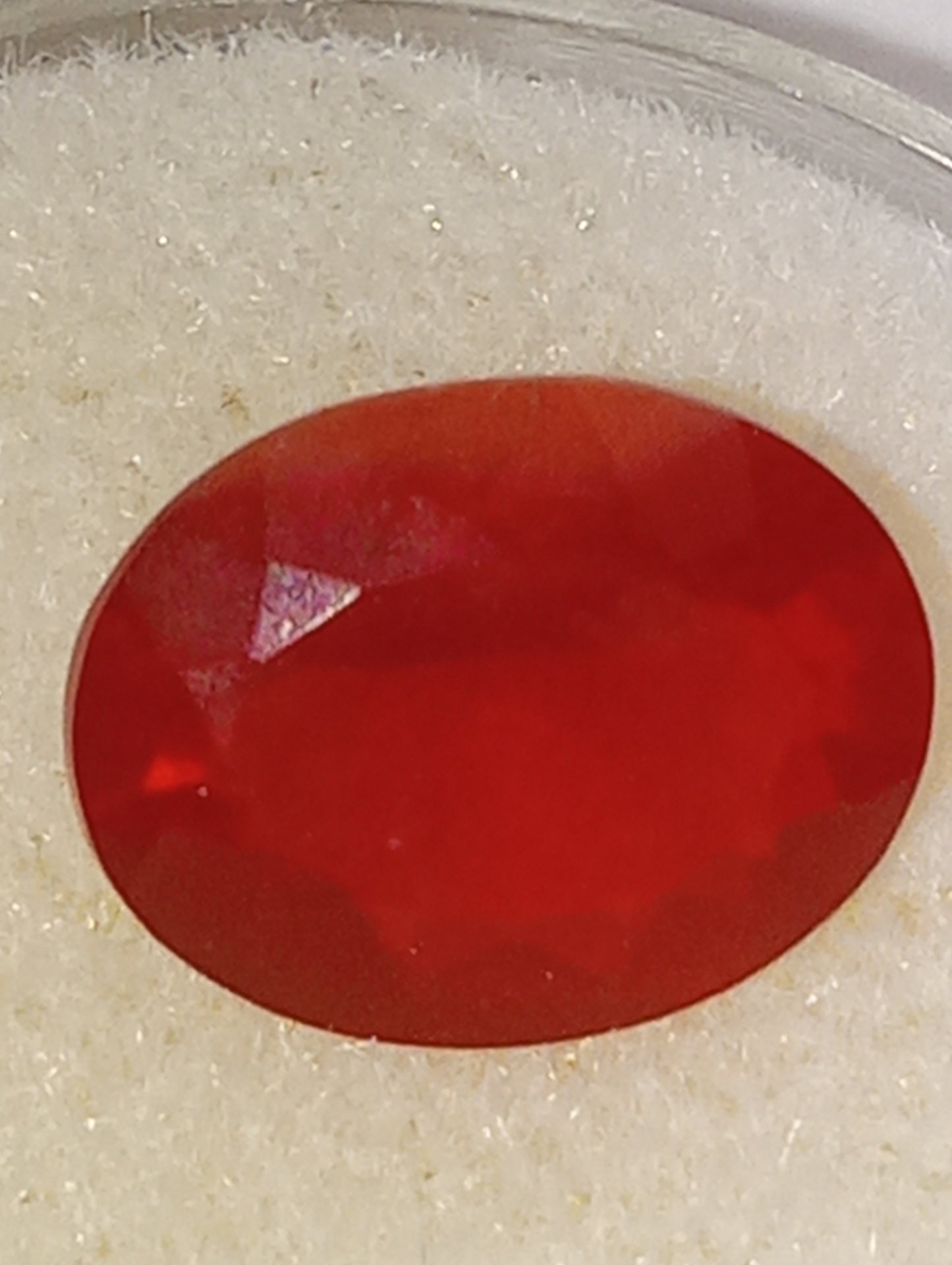 opal gemstone Mexican fire 10x8mm oval