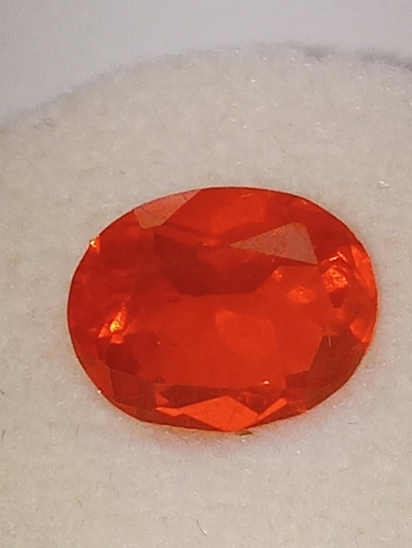 opal gemstone Mexican fire neon oval
