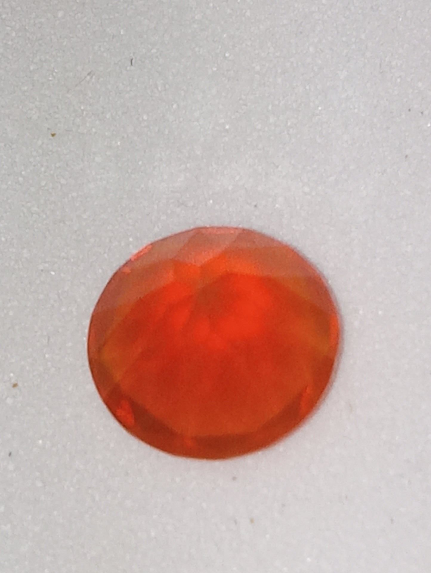 opal gemstone Mexican fire 7mm round cut