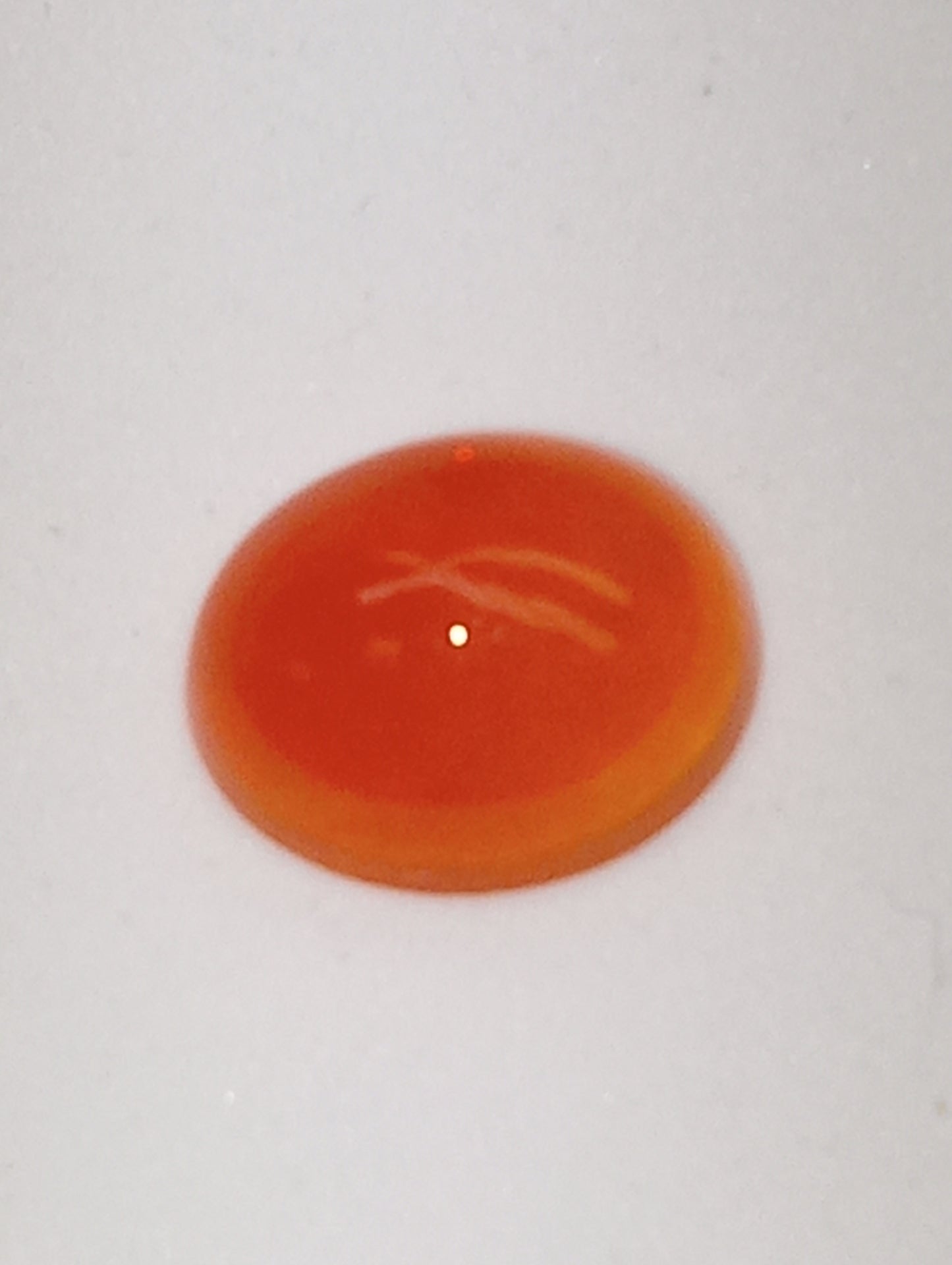 opal gemstone Mexican fire cabacon 13x11mm oval