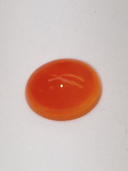 opal gemstone Mexican fire cabacon 13x11mm oval