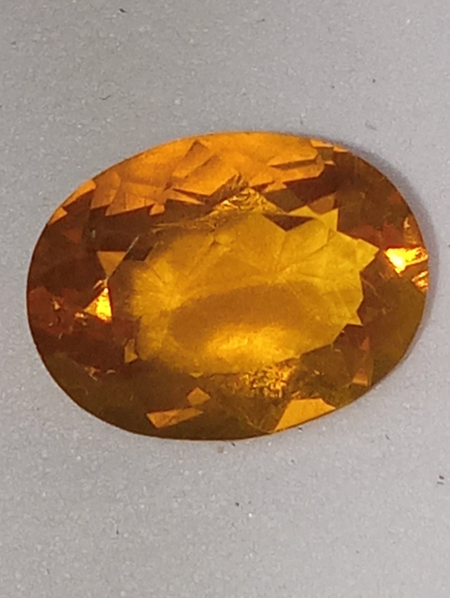 opal gemstone honey 11.5 x9mm oval cut