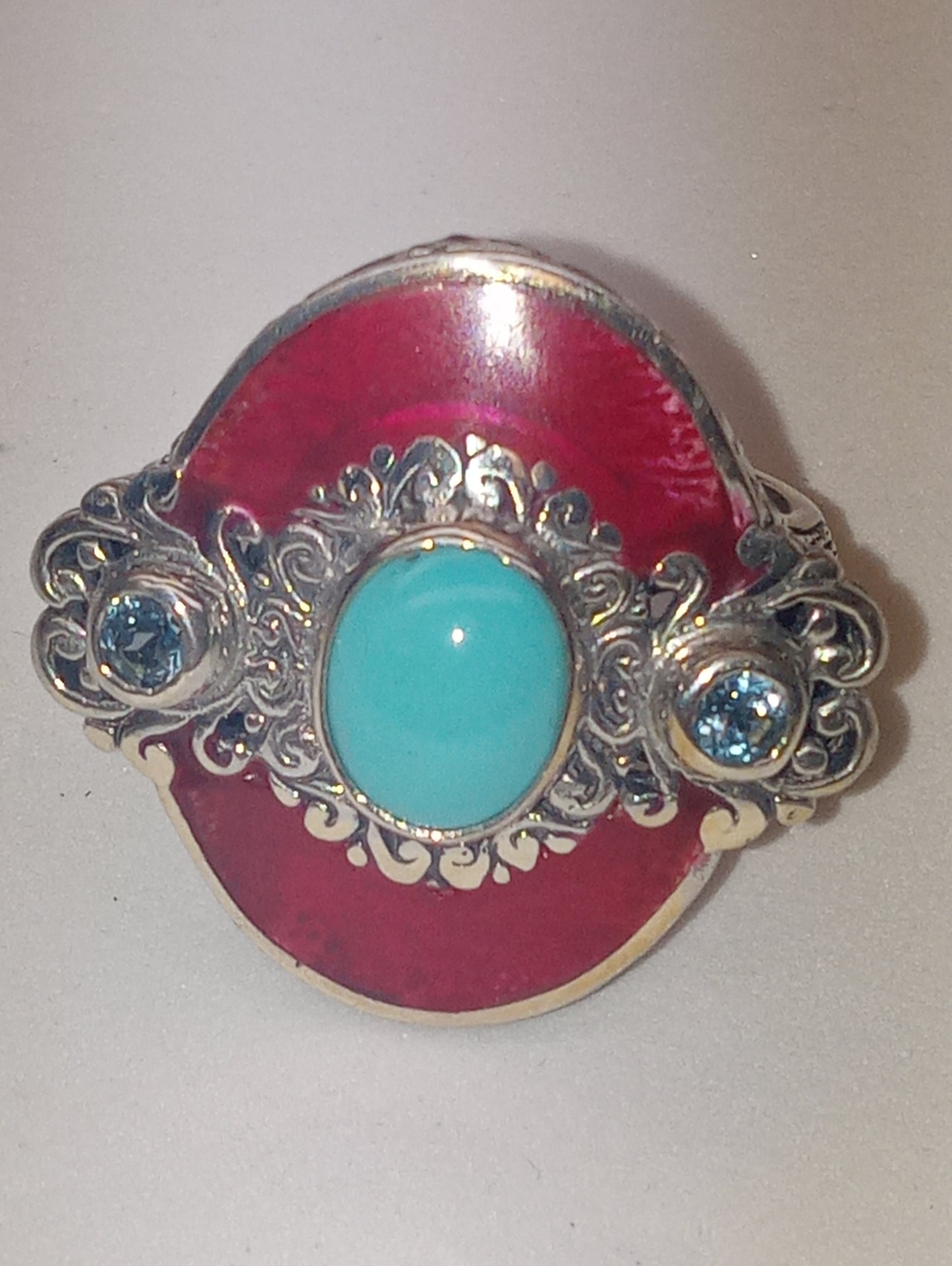 ring Bali Legacy Sleeping Beauty multi-gemstone  in sterling silver